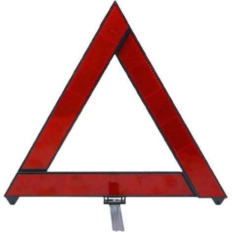 Triangle De Présignalisation - 30 X 30 Cm - Réfléchissant Pliable - Pour Panne Ou Accident - 1 Pièce