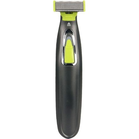 Trimmer de barbe électrique USB Chargement à faible bruit dents doubles de dents à double face hommes Men de réduction outil pour les voyages à domicile (1/5)