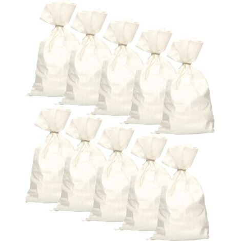 Lot de 20 sacs en tissu PP 65 x 105 cm – Charge lourde – Pour déchets de chantier et matériaux organiques – Durable et réutilisable (1/5)
