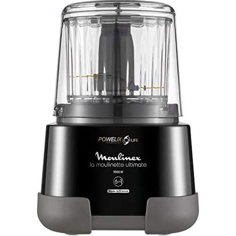 Moulinex DP8108, Mltt La Moulinette XXL, picadora eléctrica, 2 cuchillas ultraafiladas, 5 funciones
