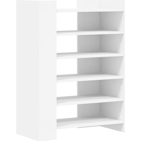 Maison Exclusive - Zapatero madera de ingeniería blanco 74,5x37,5