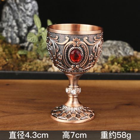 (Honggu) Verre à vin miniature en métal, 30 ml, verre à vin blanc (1/2)