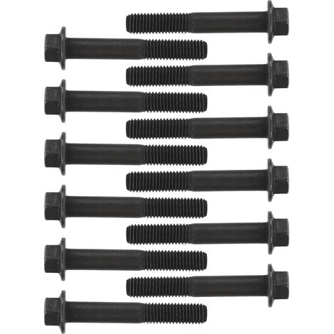 12 boulons de collecteur d'échappement 3944593, goujons de remplacement pour la fixation du tube d'échappement à la culasse pour Dodge Ram (1/5)