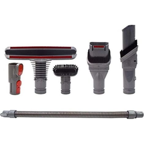 Accessoires d'aspirateur adaptés aux accessoires Dyson V6V8 accessoires d'aspirateur adaptateur DC35/45/58 tête d'aspiration ensemble de têtes de brosse (jeu de six tuyaux) (1/4)
