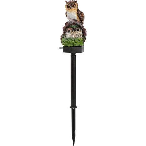 Vögel Möbel Solar LED Tierlampe Tiergarten Tierstatue Garten