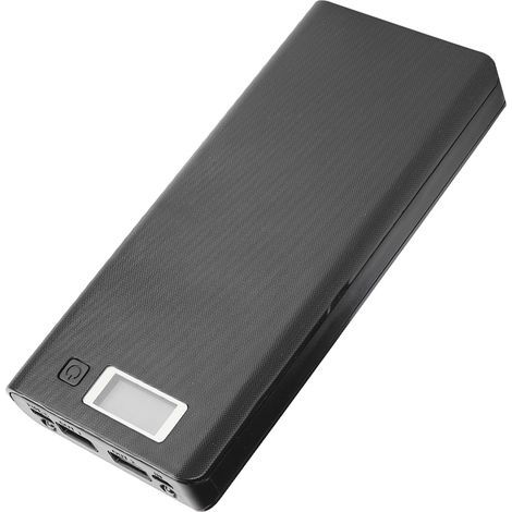 Boîtier pour 8 batteries 18650, source d'alimentation portable, sans soudure, kit de montage DIY, accessoire noir (1/5)