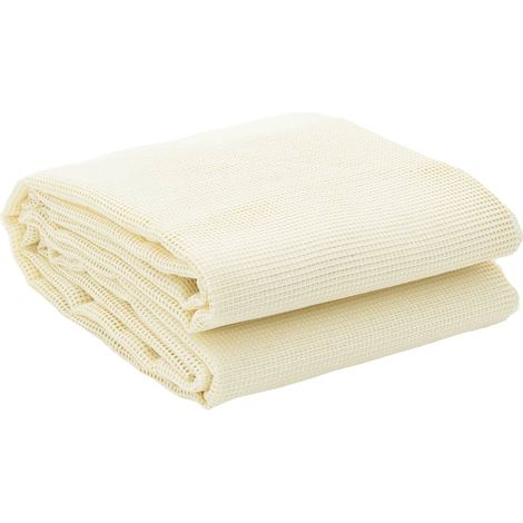 Tapis d'extérieur Tapis de sol de camping crème 5x3 m CFW56026 (1/5)