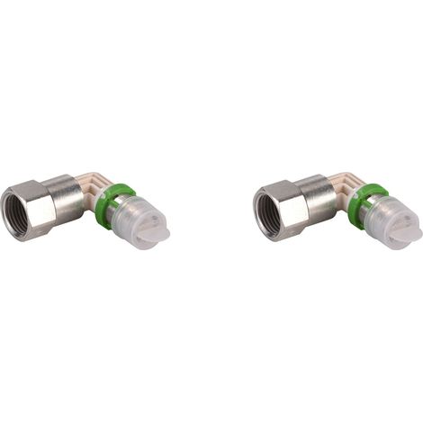 COMAP Coude synthétique femelle à visser pour tubes multicouche - 16x2 - 1/2" - Raccords MultiSkin - Vendus par 2 - 9090GW1612 (1/3)