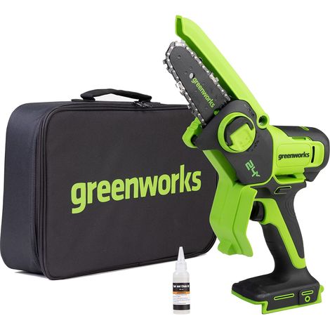 Sega da giardino 10 cm 24V GREENWORKS - Senza batteria né caricatore - G24MCS10 (1/4)