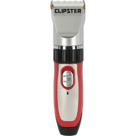 CLIPSTER Akkuschermaschine Sonic rot/schwarz, 5-stufig, inkl. 4 Aufsteckkämme (1/5)