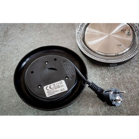 ELDOM C510C Lumi tetera eléctrica 1,7 L 2200 W Negro (1/4)