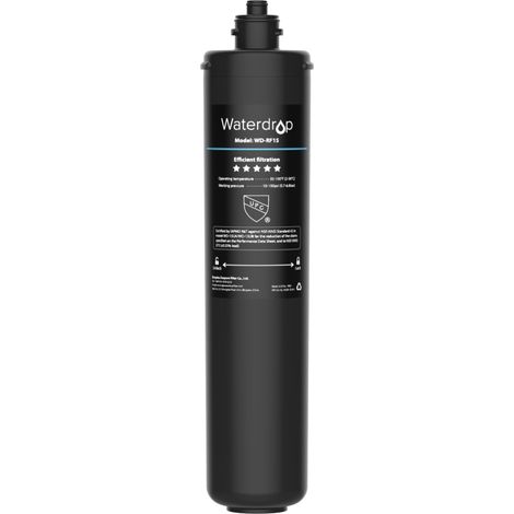 Waterdrop – Filtre sous évier RF15 – Réduit plomb, chlore, impuretés – Capacité 60000 litres – Installation rapide sans outils (1/5)