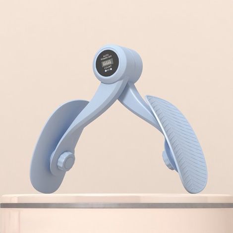 Entraîneur de Kegel – Plancher pelvien – Adducteurs – Compteur intégré – Fitness à domicile – Bleu (1/5)