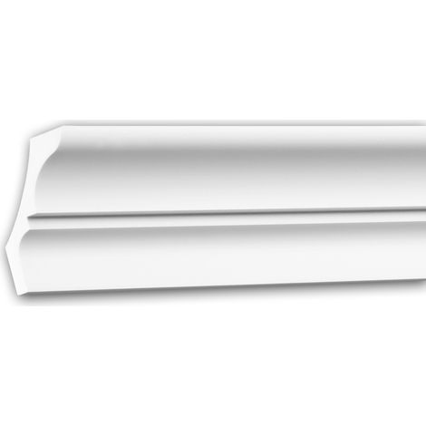 Cornice Moulding 150173F Profhome Flexible Moulding Coving Cornice Crown Moulding Neo-Classicism style white 2 m