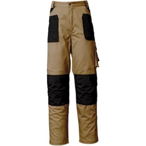 Pantalon stretch beige talla 3xl issa