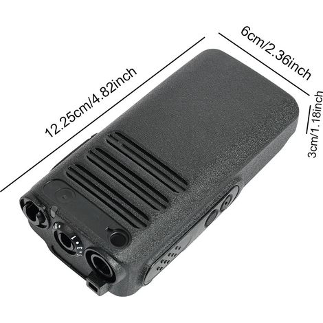 Motorola XIRC1200 walkie-talkie housing kit, front cover, outer shell, and refurbishment kit. (1/3)