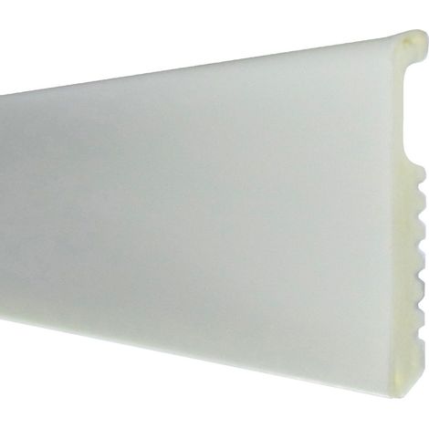 BATTISCOPA POLIS.LISCIO 75X8 H.200 BIANCO. Prezzo per 1 pezzo. (1/2)