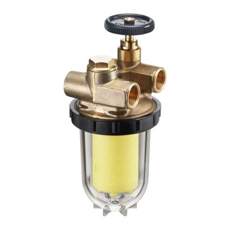 OV Heizölfilter-Zweistrang Oilpur DN 10, 3/8Z IG Siku-Einsatz 50-75 µm (1/2)