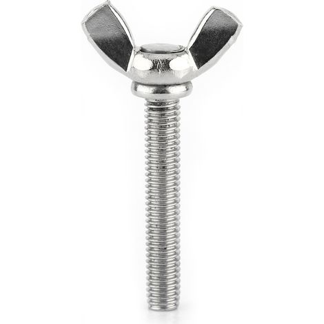 5 Vis M6 304 Acier Inoxydable Argent DIN316 Boulons à Oreilles Fixation (M640) (1/4)