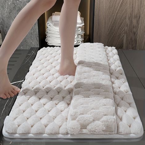 Tappetino da bagno in memory foam, tappetino assorbente per WC, tappetino per porta doccia, tappetino per porta del bagno ad asciugatura rapida, 5080 cm (1/5)
