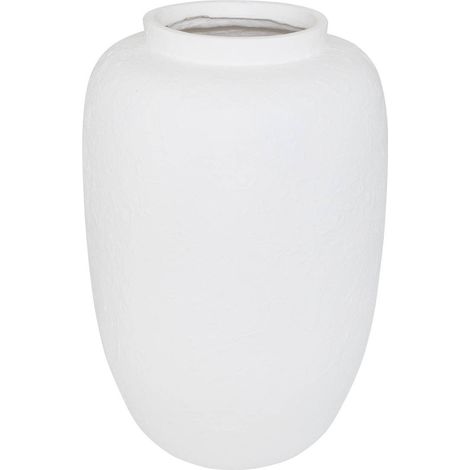 Vase Elene 29,5x29,5x45,5cm Blanc - Atmosphera créateur d'intérieur
