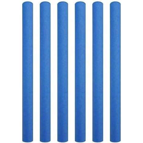 Trampolinstangenabdeckungen – 6 Ersatz-Schaumstoffteile, PE-Schaumstoff-Zaunpolsterung, Schlauchhüllen für den Innen- und Außenbereich, 88 cm Länge, Kinder/Erwachsene, Blau (1/5)