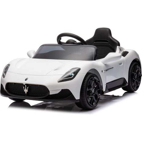 Macchina Elettrica per Bambini Licenza Ufficiale Maserati 10,8V 5Ah Bianco
