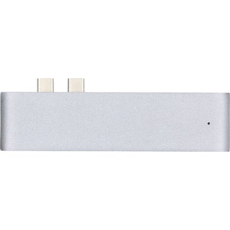 Station d'accueil 7-en-1 avec lecteur de cartes 4K et USB 3.1 Type-C Hub Adaptateur Haute Définition (1/5)