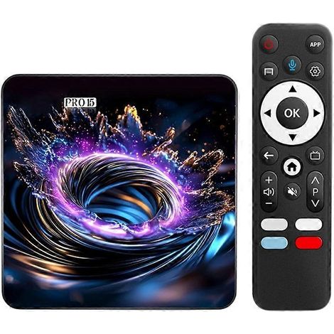 Boîtier TV intelligent Android 14 4+ 32 Go RK3539 Bluetooth 5.4 Dual Wi-Fi 6 2.4 5G Wi-Fi 6 Lecteur multimédia vidéo 4K HDR10 (1/5)