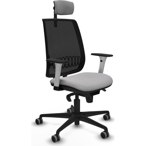 Chaise de bureau piqueras y crespo Alares blanc cuir confortable (1/2)