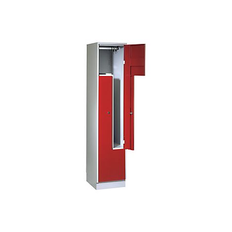 Taquilla en Z München  1 sección  A 400 mm  puertas en rojo