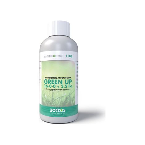 Concime Green Up Bottos 1Kg rinverdente e biostimolante con azoto e ferro (1/3)