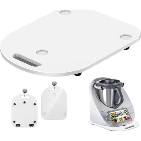 Plato mezclador deslizante de alta calidad apto para Thermomix TM6/TM5，color blanco brillante