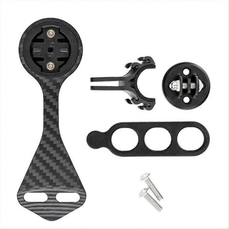 Guidon Carbone F12 F MOST Compatible Vélo Route, Support Compteur Intégré, Cintre Rigide 400mm, Poids Léger, Accessoire Cyclisme Haut de Gamme (1/5)