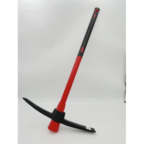 Pioche, pioche à croix, houe avec manche en fibre de verre 2,5 kg, complète