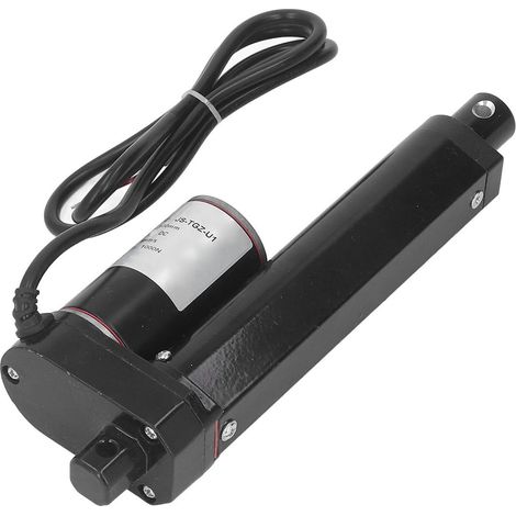 Actionneur linéaire électrique, course de 100 mm, force de 1000 N, 24 V, pour machines et équipements, avec contrôleur et télécommande. (1/5)
