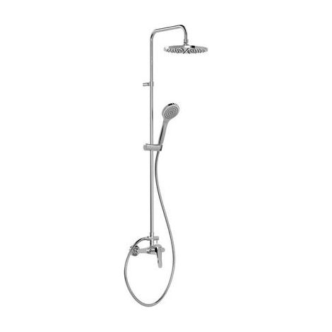 CONJUNTO DE GRIFO MONOMANDO MURAL DE 2 VÍAS PARA DUCHA