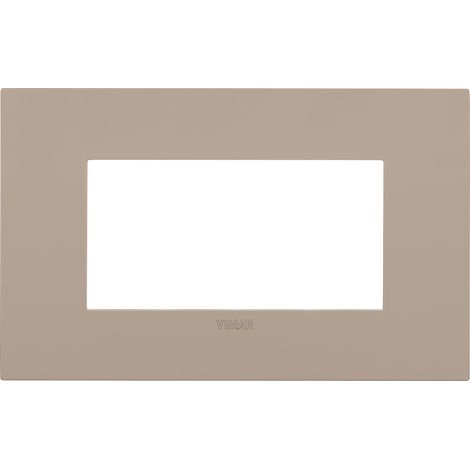 VIMAR - 19954.32 Placa de ajuste 4M gris tórtola