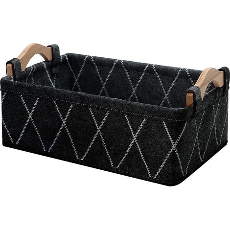 Panier De Rangement En Feutre - Long Et Étroit - Pour Serviettes Jouets Animaux Fournitures Bureau - 1 Pièce (1/5)