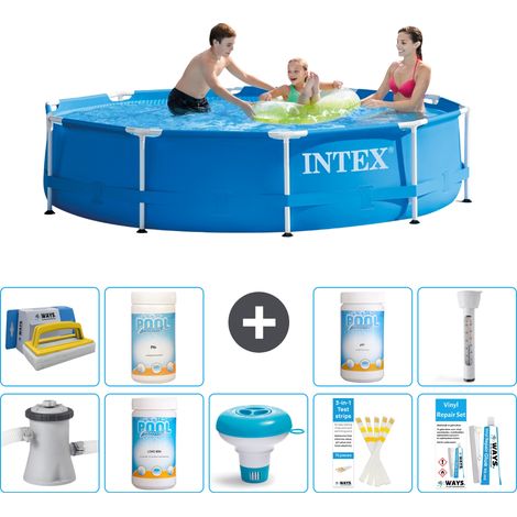 Intex Piscine Tubulaire Ronde - 305x76 cm - 10-pièces  S43232 (1/5)