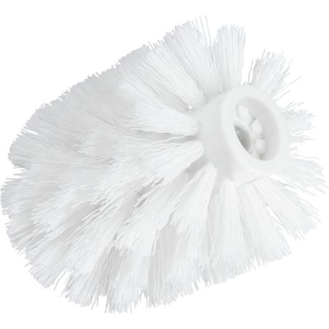 Pointe de rechange pour brosse WC - couleur blanche 7,5 cm,