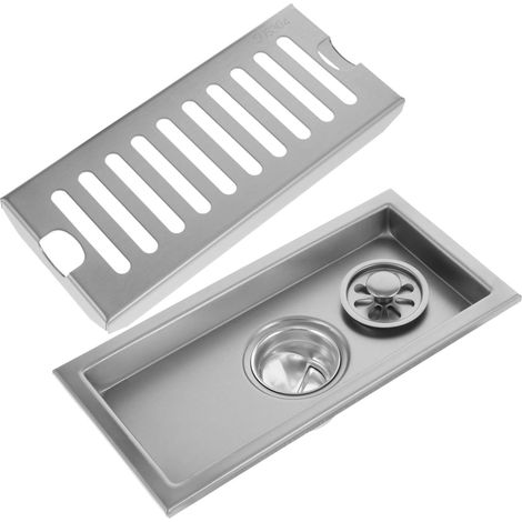 Grille d'évacuation en acier inoxydable Operitacx pour douche et (1/5)