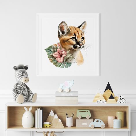 Poster / Affiche carrée Enfants - Puma - 50x50 cm (1/3)