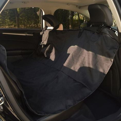 Housse de siège auto pour animaux de compagnie 148 x 142 cm noire