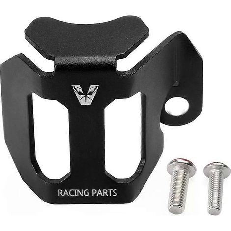 Aplicable a DUCATI Monster 937 950 796 696 Hypermotard 821 Supersport 939 Scrambler 800 Protector de depósito de líquido de freno trasero (negro) (1/5)