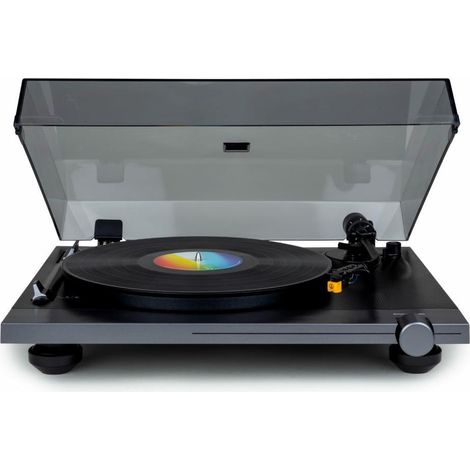 Thomson TT700 Giradischi con trasmissione a cinghia Automatico Nero Trasparente (1/5)