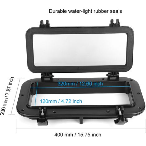 Antenne aileron de requin de toit en fibre de carbone pour voiture, avec finition radio FM/AM. (1/5)