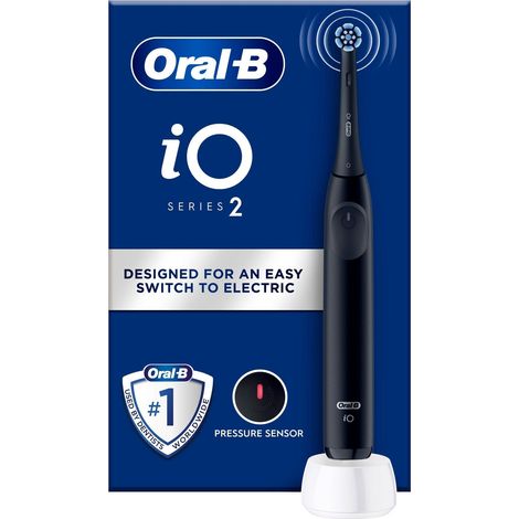 ORAL-B Spazzolino Elettrico Oral-B iO 2 Con 1 Testina Di Ricambio Nero (1/5)
