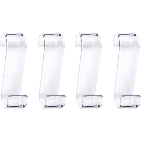Set 4 Appendini Per Scaldasalviette Trasparente  Merlino