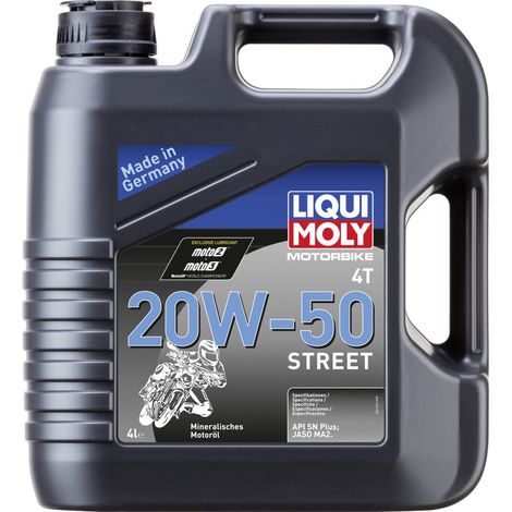 Liqui Moly 4-Takt Motoröl 4T 20W-50 Street 4 L Motoröle (1/3)